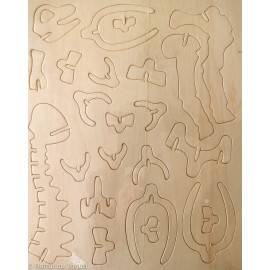 DINOZAUR DIN LEMN - TYRANNOSAURUS