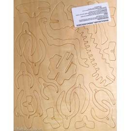 DINOZAUR DIN LEMN - PARASAUROLOPHUS