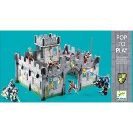 CASTEL MEDIEVAL - MACHETĂ COLORATĂ 3D