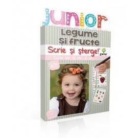 SCRIE ȘI ȘTERGE JUNIOR - LEGUME ȘI FRUCTE