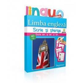 SCRIE ȘI ȘTERGE LINGUO - LIMBA ENGLEZĂ NIVEL 1