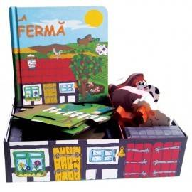 LA FERMĂ - SET CU PUZZLE, CARTE ȘI FIGURINE
