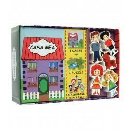 CASA MEA - SET CU PUZZLE, CARTE ȘI FIGURINE
