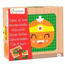 PUZZLE 3D CUBURI - FRUCTE EXPRESIVE