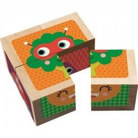 PUZZLE 3D CUBURI - FRUCTE EXPRESIVE