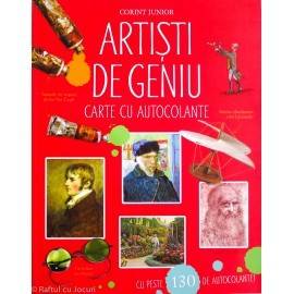 ARTIȘTI DE GENIU - CARTE CU 130 DE AUTOCOLANTE
