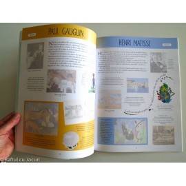 ARTIȘTI DE GENIU - CARTE CU 130 DE AUTOCOLANTE