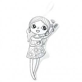 PĂPUȘĂ DE PICTAT - MILLIE