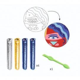 NISIP COLORAT ȘI SCLIPICI - TOTEM ANIMAL