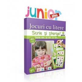 SCRIE ȘI ȘTERGE JUNIOR PLUS - JOCURI CU LITERE