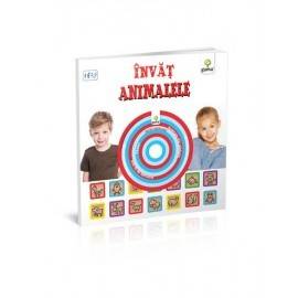 ÎNVĂȚ ANIMALELE - CĂRȚI EDUCATIVE CU CD