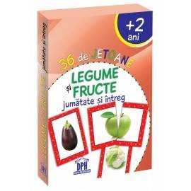 36 DE JETOANE - LEGUME ȘI FRUCTE - JUMĂTATE ȘI ÎNTREG