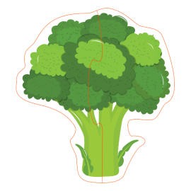 BEBE PUZZLE - LEGUME ȘI FRUCTE