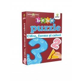 BEBE PUZZLE - CIFRE, FORME ȘI CULORI