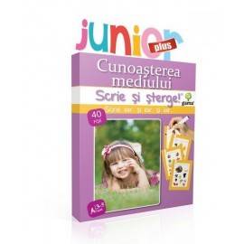 SCRIE ȘI ȘTERGE JUNIOR PLUS - CUNOAȘTEREA MEDIULUI - 3-5 ANI