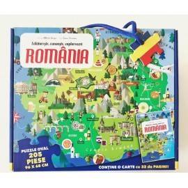 PUZZLE ROMANIA - CALATORESTE, INVATA, EXPLOREAZA
