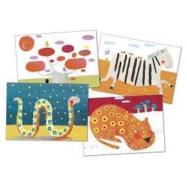 PICTURĂ CU DEGETELE - ANIMALE - Djeco, Franţa