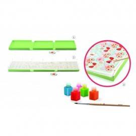 PICTURĂ PE MĂTASE - EȘARFA VRĂBII