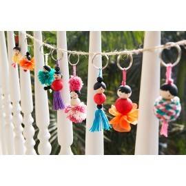 BRELOC CU PĂPUȘI - SET CREATIV