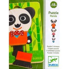 PUZZLE STRATURI FAMILIA PANDA