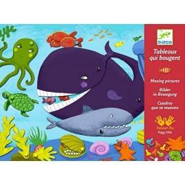 TABLOU IN MISCARE - ANIMALE MARINE