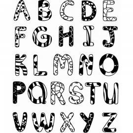 SET CREATIV STAMPO MINOS ALFABET - LITERE MARI