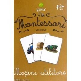 MAȘINI UTILITARE - VOCABULAR MONTESSORI