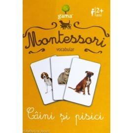 CÂINI ȘI PISICI - VOCABULAR MONTESSORI